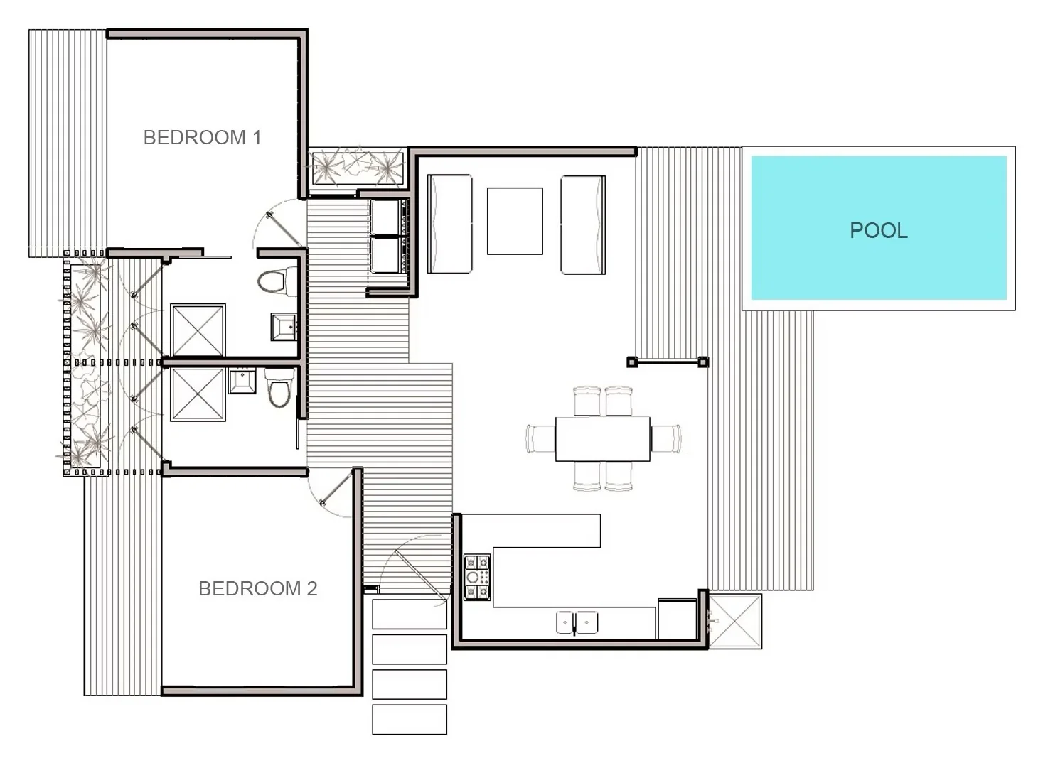 Sol & Flor floor plan